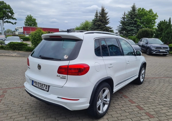 Volkswagen Tiguan cena 74999 przebieg: 128000, rok produkcji 2014 z Dobrodzień małe 37